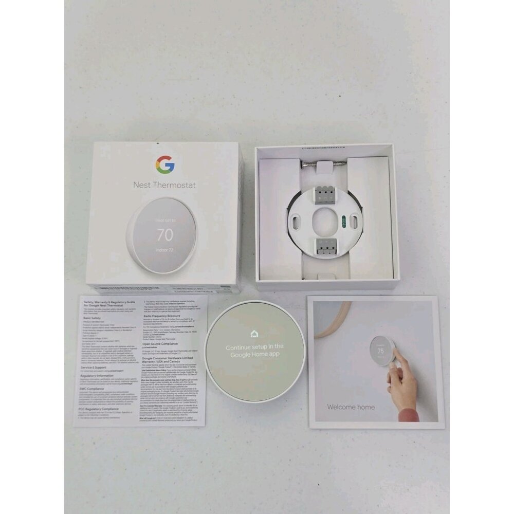 Google Nest Thermostat Smart Thermostat for Home Programmable Wifi Thermostat...